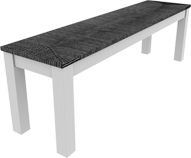Greenwich 60 in. Woven Dining Bench - (603W
