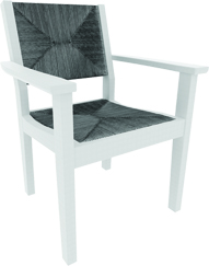 Greenwich Dining Arm Chair Woven - (602W